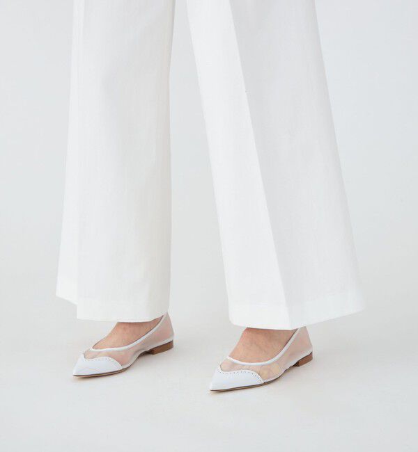 TOMORROWLAND collection「コットンカツラギ タックワイドパンツ」|その他|