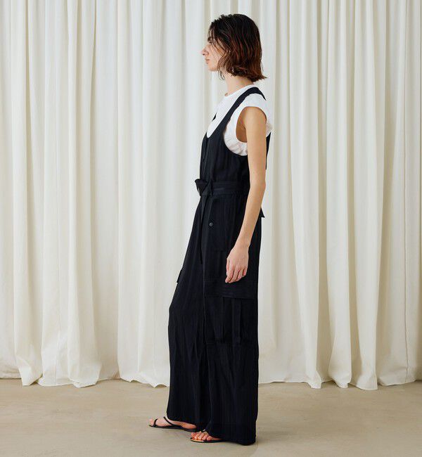 DES PRES「マルチストライプジャカード サロペット」|オールインワン|