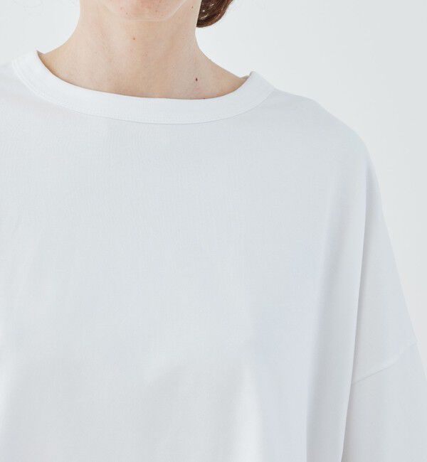 GALERIE VIE「コンパクトジャージー ワイドプルオーバー」|Tシャツ・カットソー|