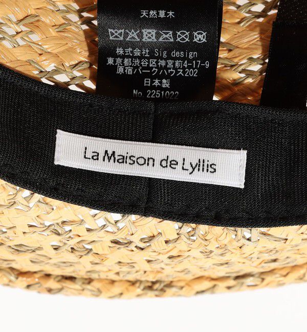 TOMORROWLAND GOODS「La Maison de Lyllis EVELYN ストローハット」|ハット|