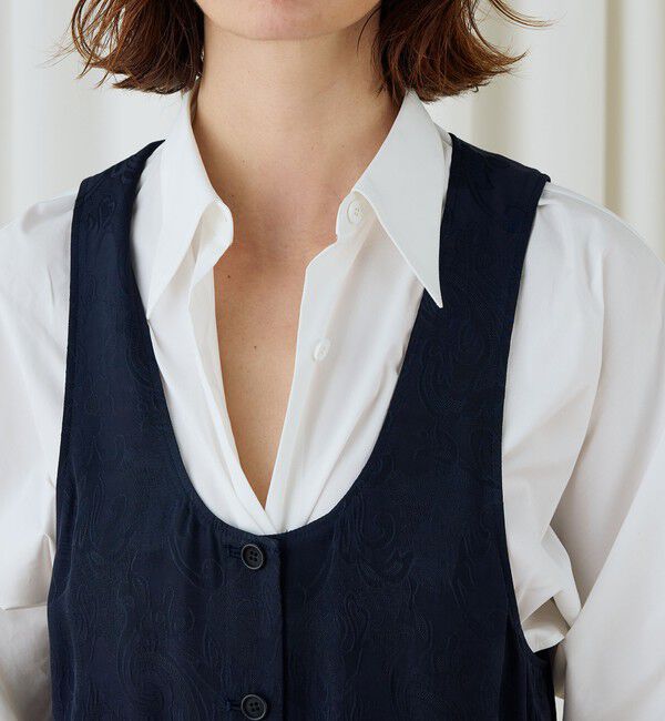 DES PRES「オーナメントジャカード サロペット」|オールインワン|