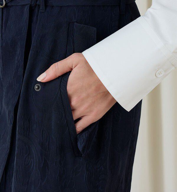 DES PRES「オーナメントジャカード サロペット」|オールインワン|