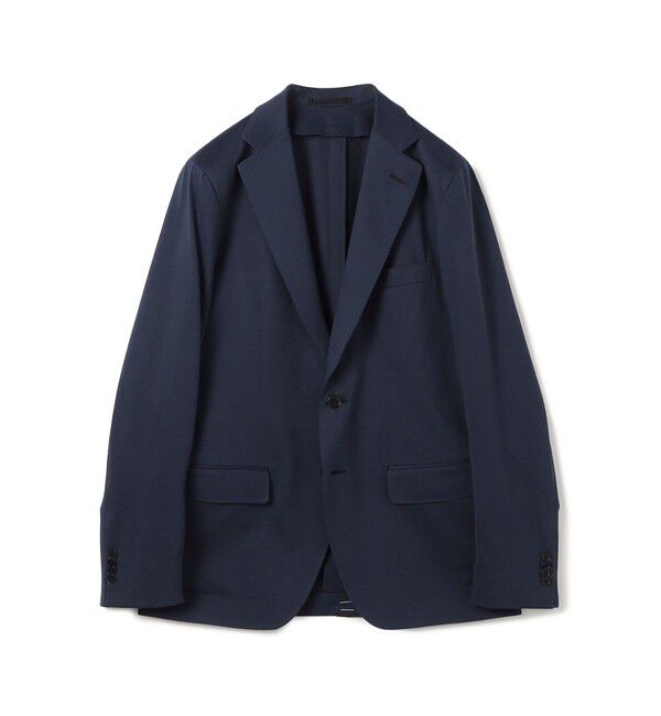 TOMORROWLAND MENS「コットンポリエステル ストレッチツイル シングルブレステッド2Bジャケット」|テーラードジャケット|69 ネイビー