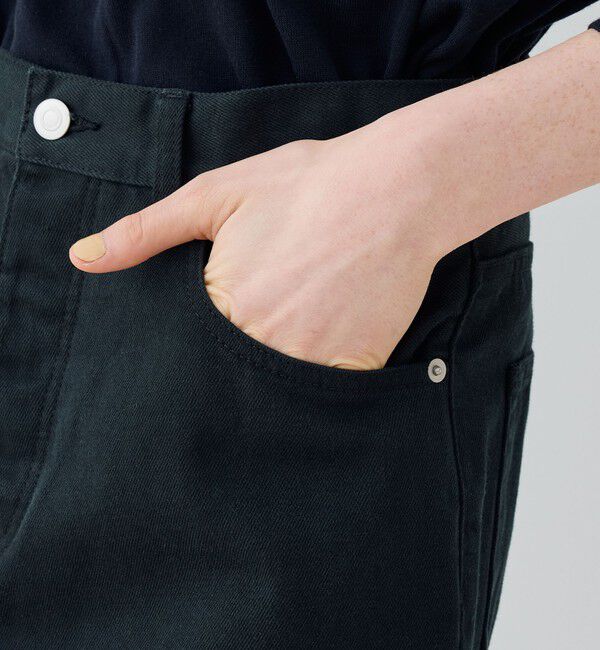 GALERIE VIE「ヴィンテージアイランドデニム ヘムフレアスカート」|フレア|