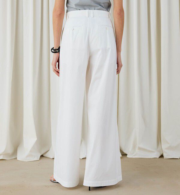 DES PRES「コットンストレッチポプリン　2タックワイドパンツ」|その他|