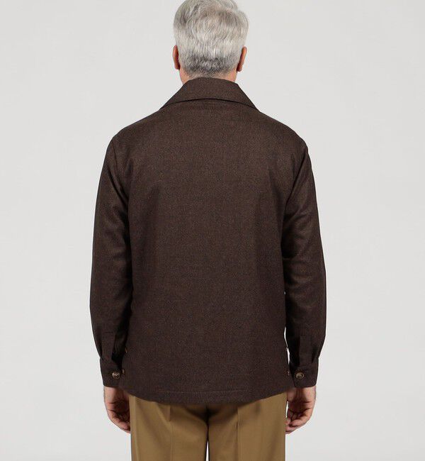 TOMORROWLAND MENS「TOMORROWLAND PILGRIM ウール ハンドカバーシャツ」|ブルゾン・スタジャン|