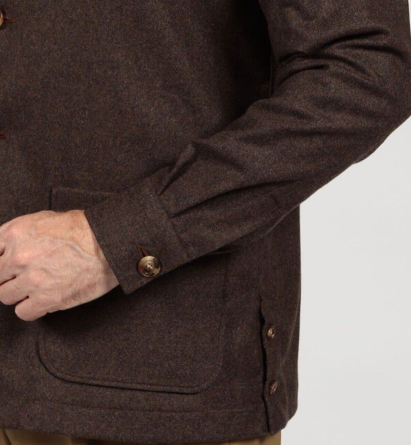 TOMORROWLAND MENS「TOMORROWLAND PILGRIM ウール ハンドカバーシャツ」|ブルゾン・スタジャン|