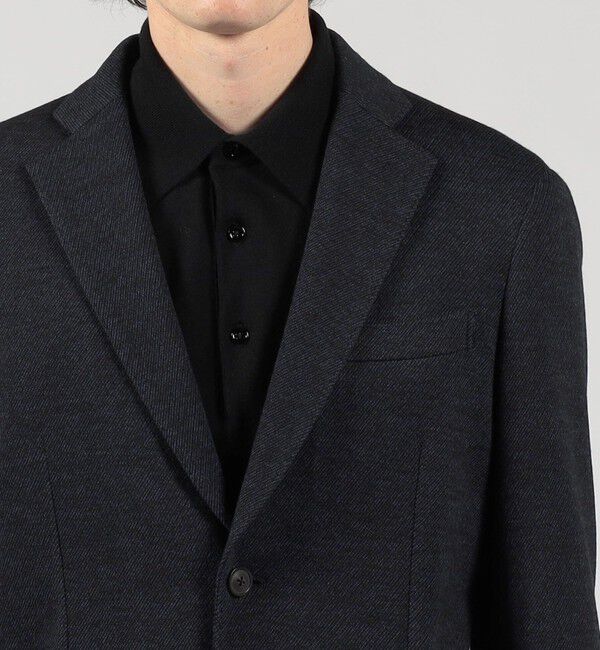 TOMORROWLAND MENS「ウールコットン ダブルジャガード シングルブレステッド2Bジャケット」|テーラードジャケット|