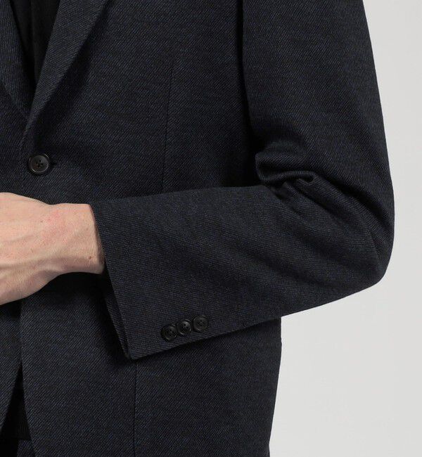 TOMORROWLAND MENS「ウールコットン ダブルジャガード シングルブレステッド2Bジャケット」|テーラードジャケット|