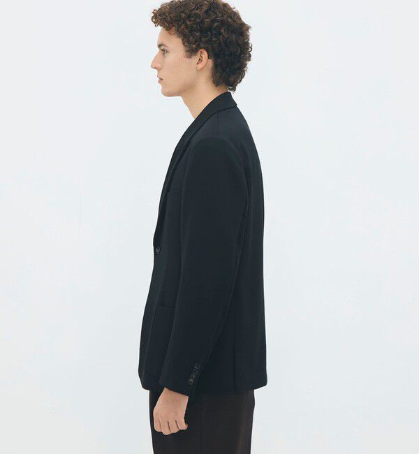 CABaN「ウールギャバジン コーデュロイラペルテーラードジャケット 」|テーラードジャケット|