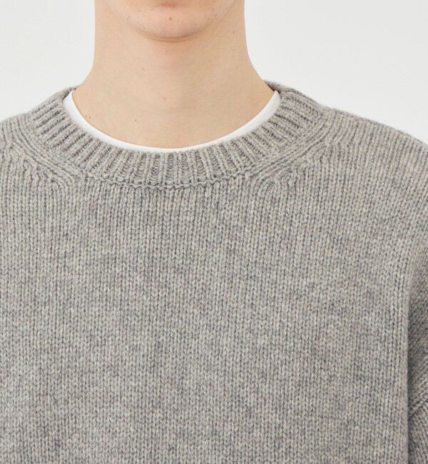 GALERIE VIE「ファインウール クルーネックプルオーバー」|ニット・セーター|