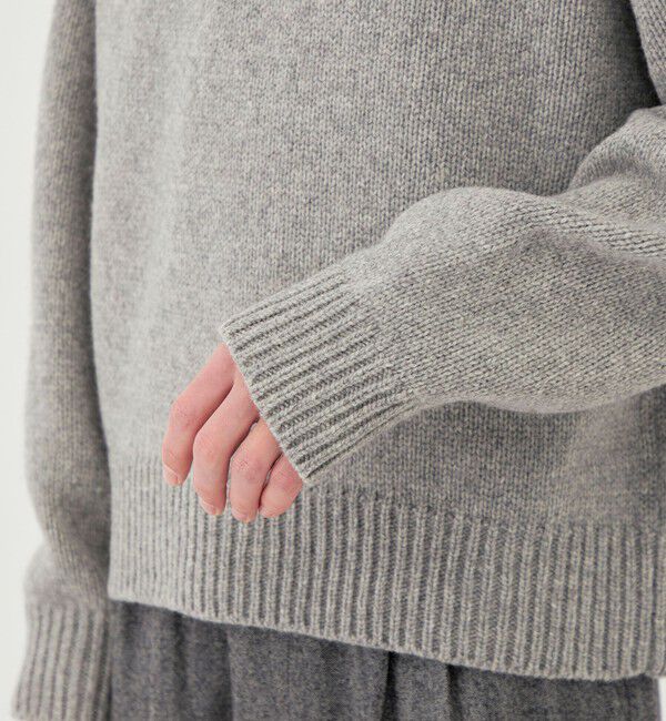 GALERIE VIE「ファインウール クルーネックプルオーバー」|ニット・セーター|