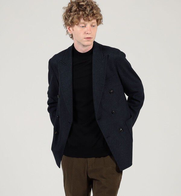 TOMORROWLAND MENS「カシミヤジャージー ダブルブレステッド6Bジャケット BRESCHI」|テーラードジャケット|