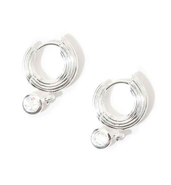 TOMORROWLAND GOODS「DEVE Mini Non-conformist フープピアス」|ピアス|81 シルバー