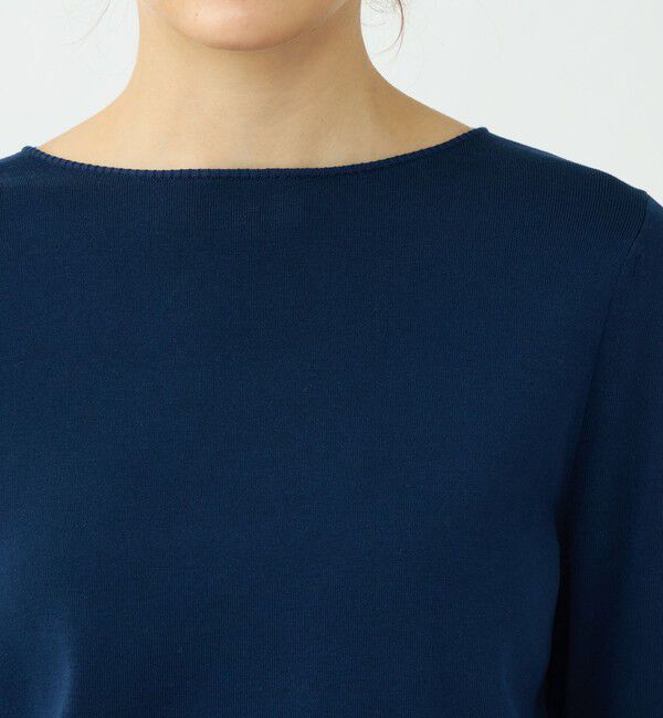 Ballsey「スビンコットン ボートネックプルオーバー」|ニット・セーター|