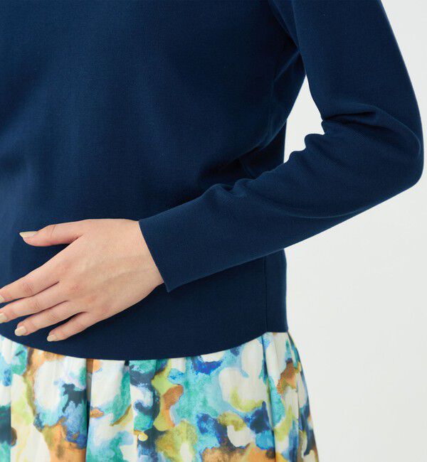 Ballsey「スビンコットン ボートネックプルオーバー」|ニット・セーター|