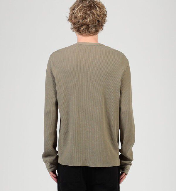 JAMES PERSE「コットンリネンワッフル ロングスリーブカットソー MCLW3747」|Tシャツ・カットソー|