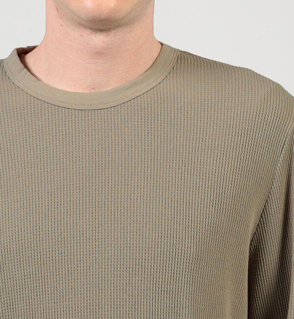 JAMES PERSE「コットンリネンワッフル ロングスリーブカットソー MCLW3747」|Tシャツ・カットソー|