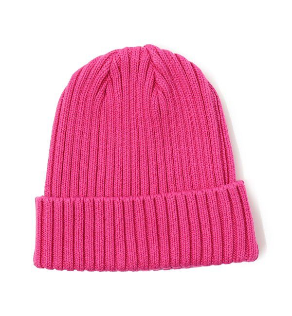 TOMORROWLAND GOODS「KIJIMA TAKAYUKI COTTON WATCH CAP」|ニット帽|33 ピンク