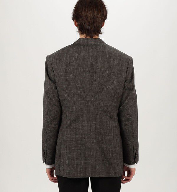 TOMORROWLAND MENS「ウールシルクリネン シングルブレステッド2Bジャケット ROGNA」|テーラードジャケット|