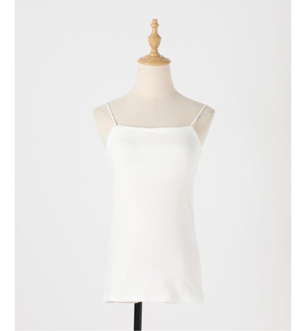 EMILYWEEK「《追加3》オーガニックコットン混 ストレッチブラキャミソール（グレージュ）」|インナー|