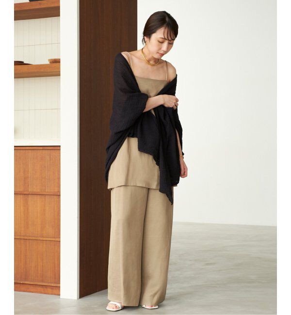 Plage「《追加》fibril linen 混 キャミソール」|キャミソール|