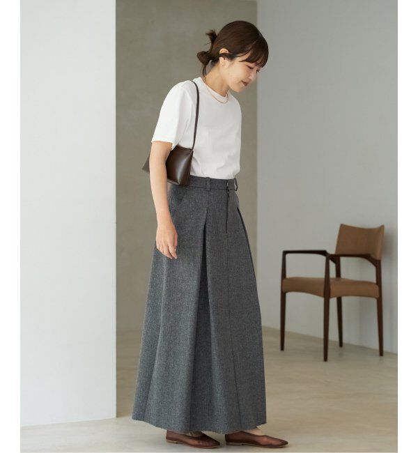 Plage「《追加》R'IAM TWEEDボンディング スカート」|スカート|