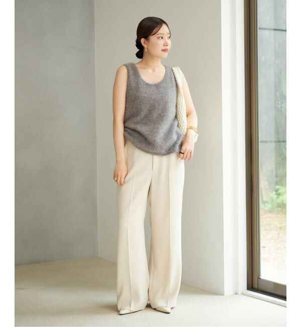 Plage「《追加》washable straight パンツ 4」|スラックス|