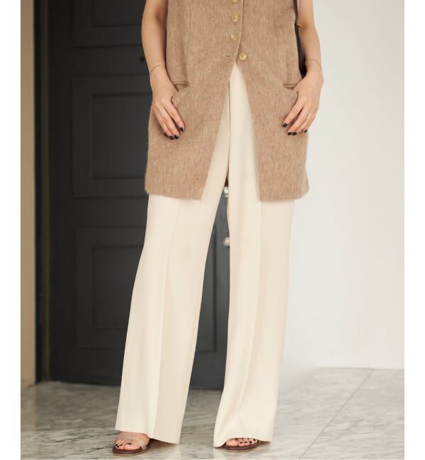 Plage「《追加》washable straight パンツ 4」|スラックス|