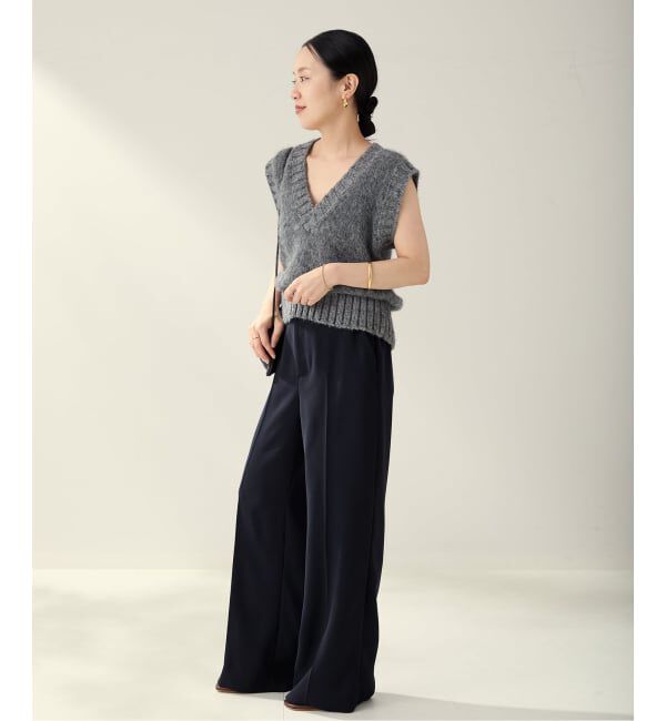 Plage「《追加》washable straight パンツ 4」|スラックス|