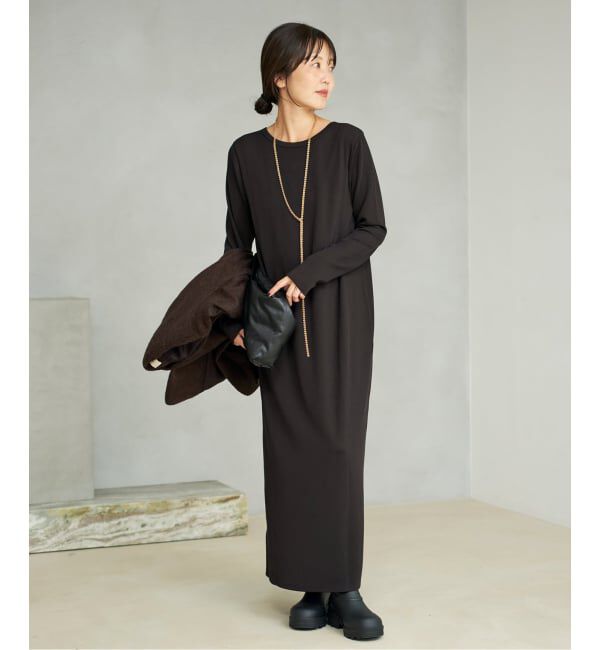 Plage「《追加》Rib ロングスリーブ ワンピース 3」|ワンピース|