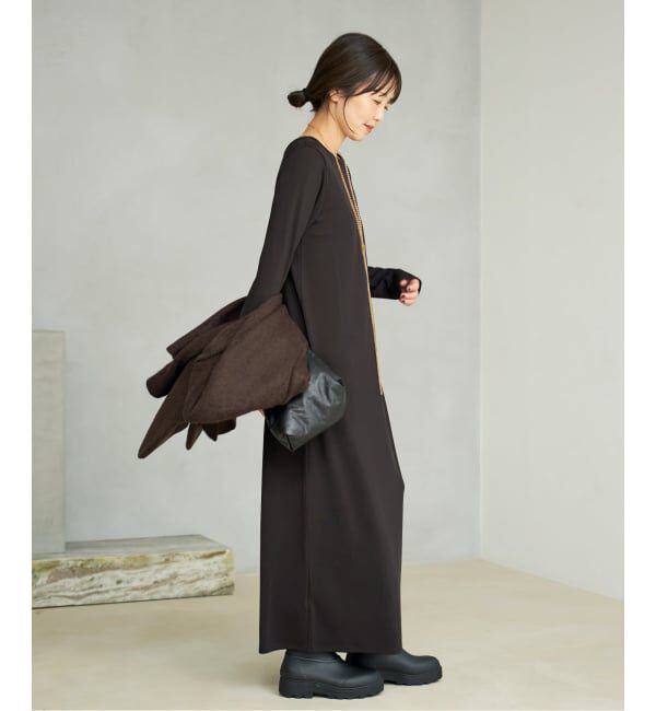 Plage「《追加》Rib ロングスリーブ ワンピース 3」|ワンピース|