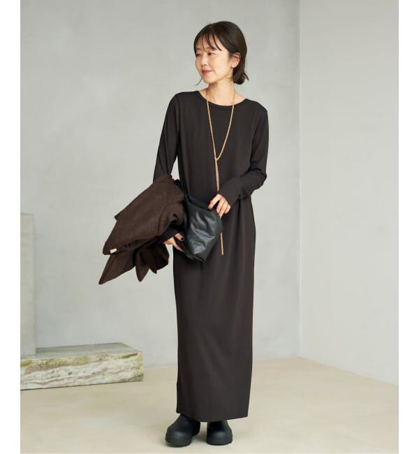 Plage「《追加》Rib ロングスリーブ ワンピース 3」|ワンピース|