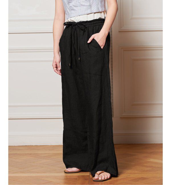 IENA LA BOUCLE「IENA LA BOUCLE リネンブロードイージーパンツ」|その他|