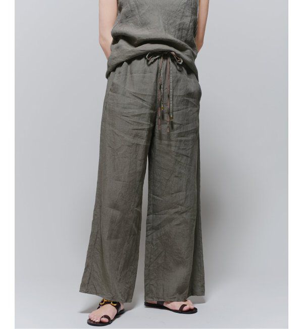 IENA LA BOUCLE「IENA LA BOUCLE リネンブロードイージーパンツ」|その他|
