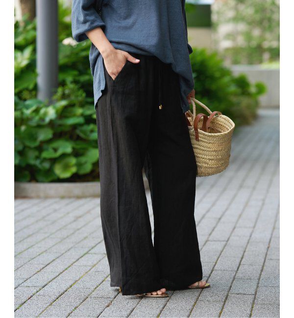 IENA LA BOUCLE「IENA LA BOUCLE リネンブロードイージーパンツ」|その他|