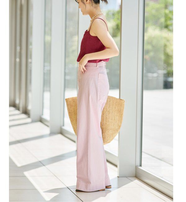 IENA LA BOUCLE「IENA LA BOUCLE リネンブロードバイヤスキャミソール」|キャミソール|