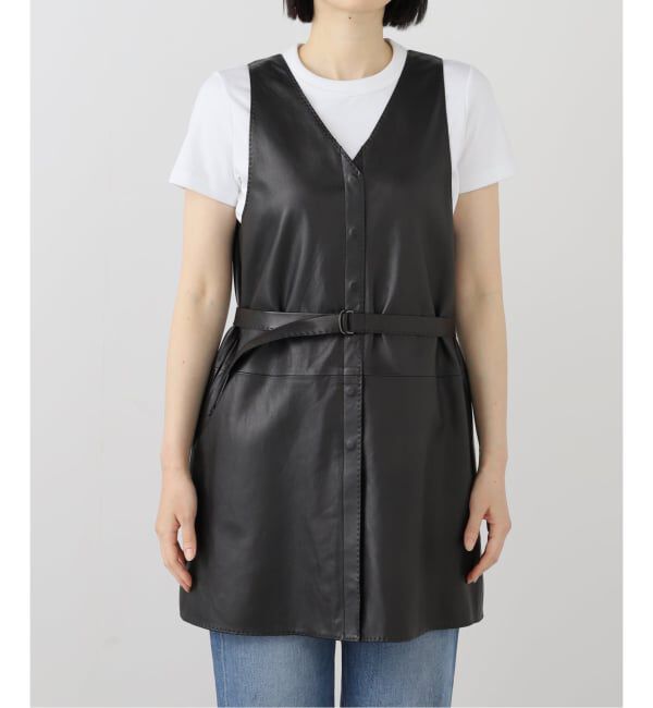 IENA LA BOUCLE「IENA LA BOUCLE レザー2WAY ベスト」|ベスト・ジレ|