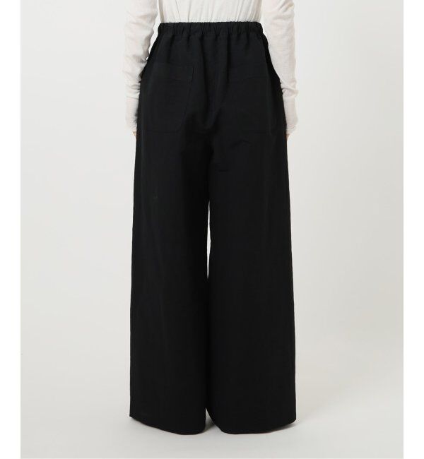 IENA LA BOUCLE「IENA LA BOUCLE コットンリネンスラブワイドパンツ」|その他|