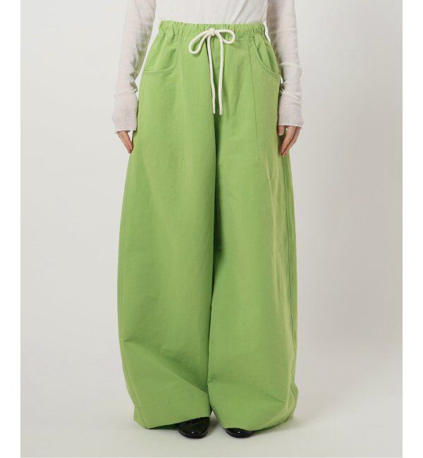 IENA LA BOUCLE「IENA LA BOUCLE コットンリネンスラブワイドパンツ」|その他|
