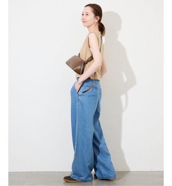 SLOBE IENA「《追加》スラブ天竺ノースリーブTEE」|Tシャツ・カットソー|