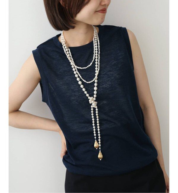 SLOBE IENA「《追加》スラブ天竺ノースリーブTEE」|Tシャツ・カットソー|