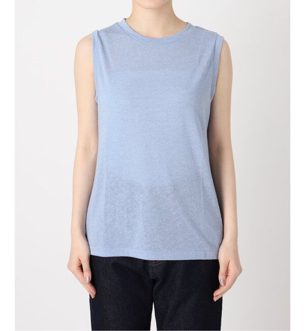 SLOBE IENA「《追加》スラブ天竺ノースリーブTEE」|Tシャツ・カットソー|