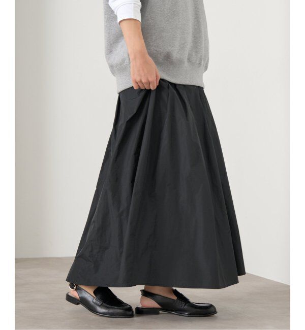 IENA「《追加》タフタフレアスカート」|スカート|