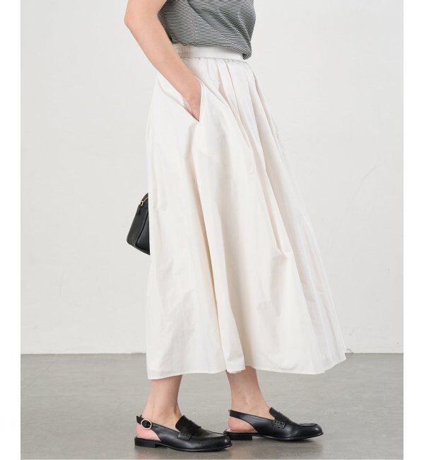 IENA「《追加》タフタフレアスカート」|スカート|