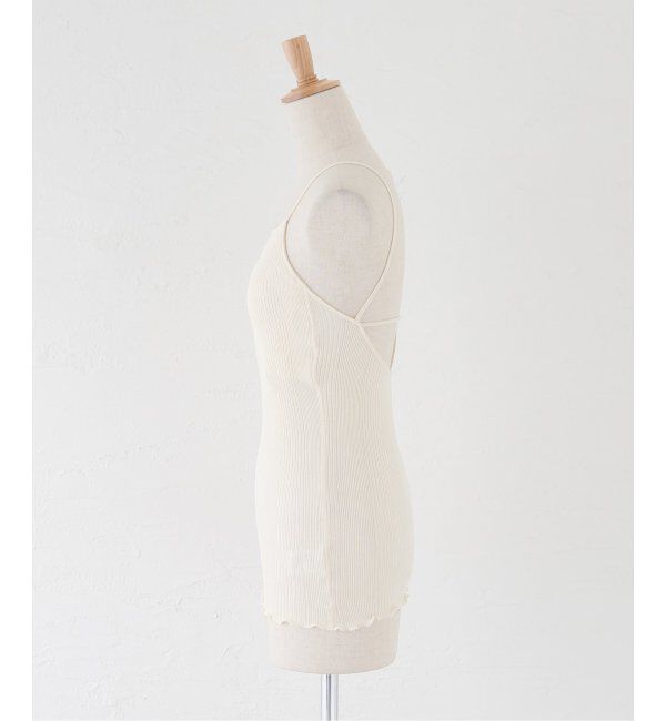 IENA「HAKUJI/ハクジ RANDOM RIB OPEN BACK CAMI キャミソール H232507」|キャミソール|
