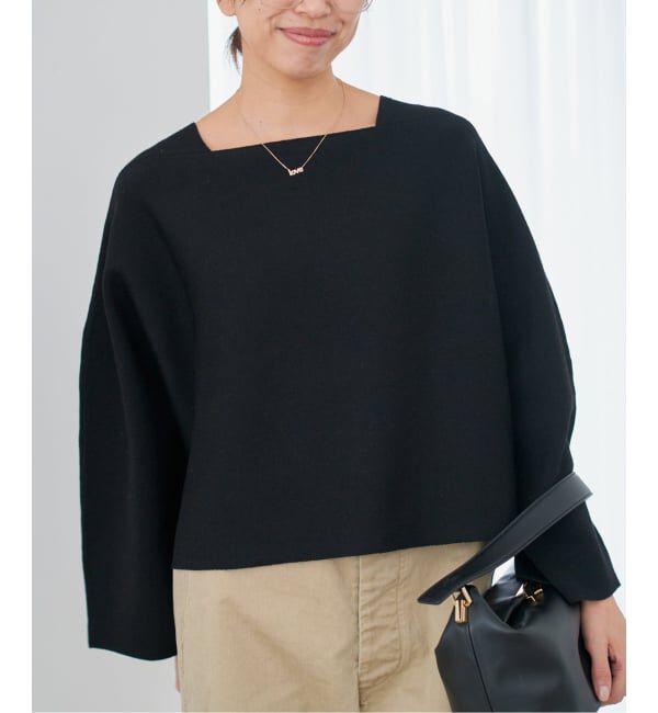 IENA「スーパーファインスムースプルオーバー」|ニット・セーター|