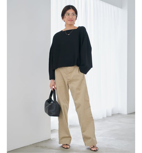 IENA「スーパーファインスムースプルオーバー」|ニット・セーター|