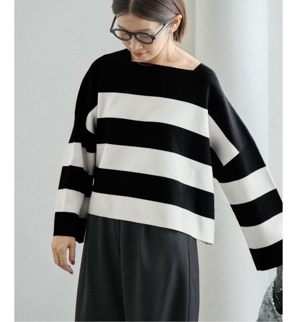 IENA「スーパーファインスムースプルオーバー」|ニット・セーター|