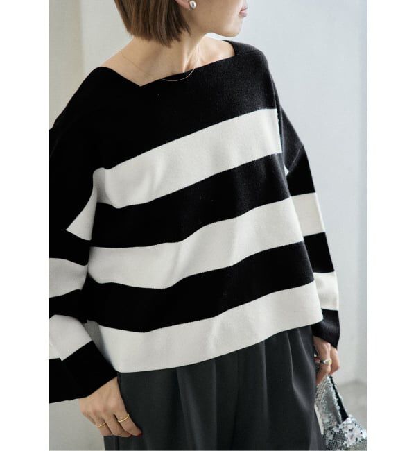 IENA「スーパーファインスムースプルオーバー」|ニット・セーター|